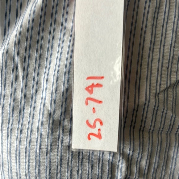 White House Black Market Blue and White Striped Top - Picture 5 of 5